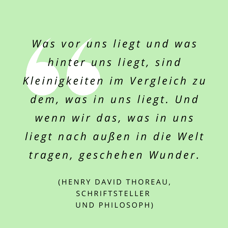 Manchmal ...